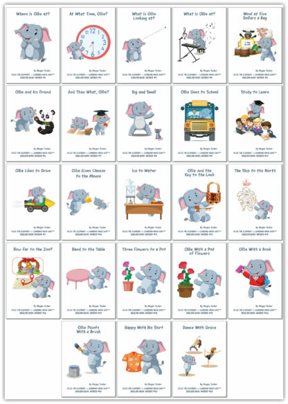 Ollie the Elephant - booklets of part 1